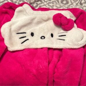 Hello Kitty by Sanrio Hot Pink Plush Fleece Onesie, Discontinued / Hard to Find